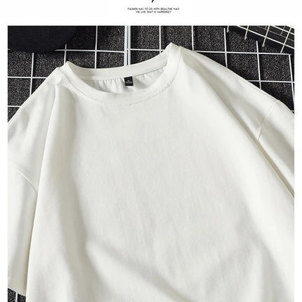 LEGIBLE 2025 Summer Men's T Shirt Casual Loose Cotton Short Sleeve T-Shirt Mens Top Tee shirt Men