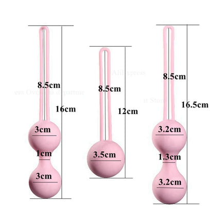 Set Safe Silicone Smart Ball Kegel Ball Ben Wa Ball Vagina Tighten Exercise Machine Vaginal Geisha Ball Sex Toys for Women