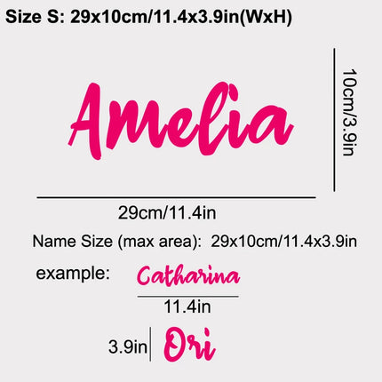 Custom YOUR TEXT Vinyl Decal Sticker NAME Personalized Lettering Car/Door Window decal sticker
