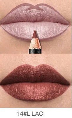 Pudaier Lip Liner Waterproof Durable Decolorization Nude Lip Gloss Matte Lipliner Lipstick Pen Hot Selling