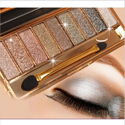 9 colors Fashion Eyeshadow Palette Matte Eyeshadow Glitter Eye Shadow Makeup Cosmetics For Women Wholesale Nude Shades
