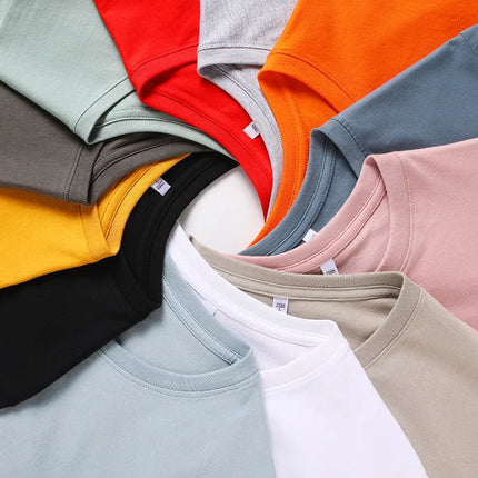 Good Quality T-Shirts Men Summer Sale Cotton Male T-shirt Women Short Sleeves Tee Shirt Boys Basic Plain Tops Girl Oversize 5XL