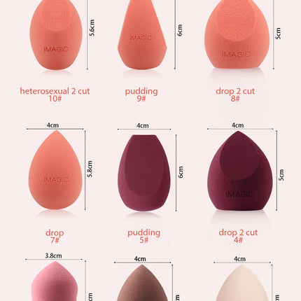 IMAGIC Beauty Sponge Face Wash Puff Gourd Water Drop Wet And Dry Makeup Tool