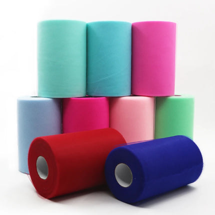 Tulle Roll 100 Yards Organza Wedding Decoration TUTU Baby Shower Tulle Roll 15cm Decoration Party And Events Engagement Decor
