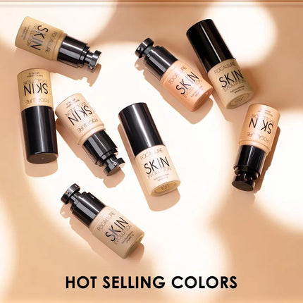 Focallure Base Face Liquid Foundation Cream Full Coverage Concealer Oil-control Moisturizing Foundation Cream Makeup For Women