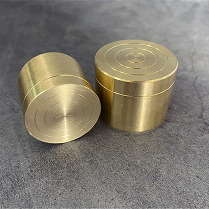 Fun Double Brass Box Magic Tricks Coin/Ring Into Metal Box Gimmick Close up Magic Props Illusios Street Magic Magician