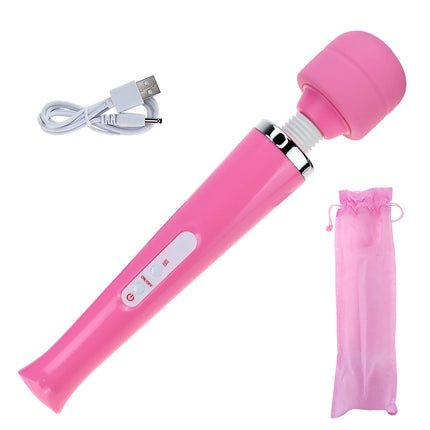 Huge Magic Wand Vibrator for Women USB Charge Big AV Stick Female G Spot Massager Clitoris Stimulator Adult Sex Toys for Woman