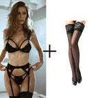 Black with Stockings / XXL