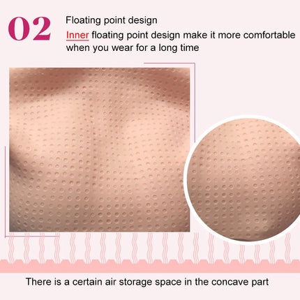 Dokier Realistic Bloodshoot Realistic Silicone Breast Forms Fake Crossdressing Transgender Sissy Drag Queen Cosplay  Breastplate