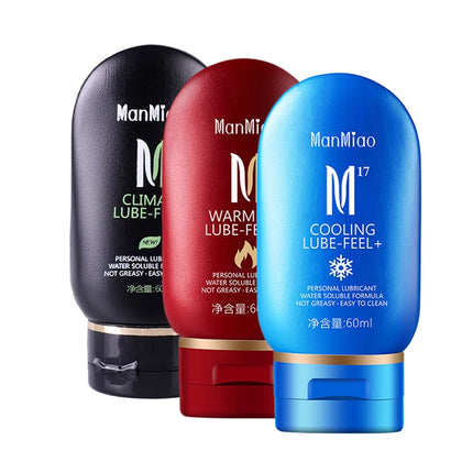 60ml Warming Cooling Lubricant Silk Sex Lubricants Silky Thick Water-based Sex Oil Vaginal Anal Gel Sex Products for Adults