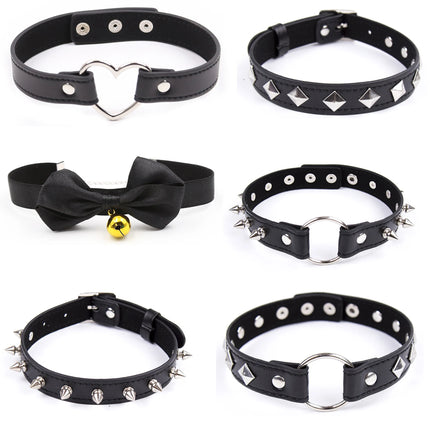 Erotic Cat Women Sex Mask and Collar Cosplay Face Cat Leather Mask Halloween Masquerade Party Mask Erotic Masks Sex Toys