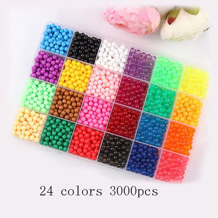Beads puzzle Crystal DIY water spray beads perlen set ball games 3D handmade magic toys for children Water Mist Magic Beads