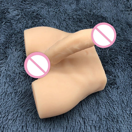 Female Masturbator Realistic Big Dildo Silicone 3D Men Torso Sex Doll Male Huge Penis Anal Pussy 18+ Adult Erotic Toys For Women