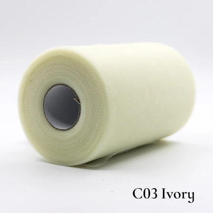 Tulle Roll 100 Yards Organza Wedding Decoration TUTU Baby Shower Tulle Roll 15cm Decoration Party And Events Engagement Decor