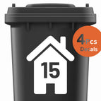 black / 17cmhighx4pcs