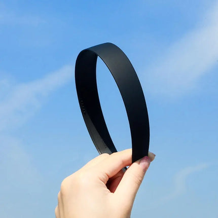 High Quality 1Pc/Lot 12cm Fashion Men's Women's Unisex Black Wavy Hair Head Hoop Band Sport Headband Hairband Hair Accessories