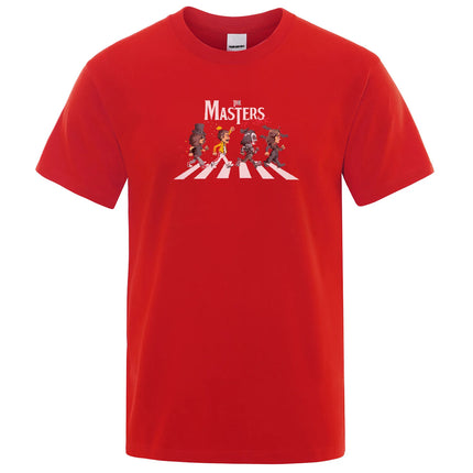 Freddie Mercury T-Shirt 2023 Fan Queen The Masters of Rock Road Men's Print T Shirt Short Sleeve Summer Cotton Clothing Tops Tee