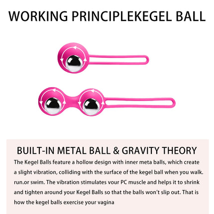 5pcs Medical Silicone Vibrator Kegel Balls Exercise Tightening Device Ball Safe Ben Wa Ball for Women Vaginal massager Adult toy