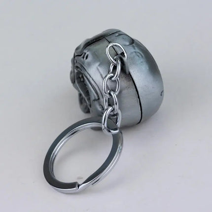 Vintage Charm Terminator Skull Head Keychain Men Women Fashion Pendant keyring Jewelry Car Key Accessories