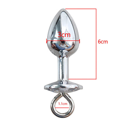 Stainless Steel Stick Pure Open Double Ended Plug G-spot Stimulator Massager Wand Sex Dildo Anal Butt Sex Toys For Women Men