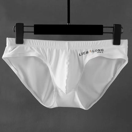 Underwear Briefs Bulge Big Penis Pouch sexi for boys Elephant Nose Sexy Seamless Ice Silk Mens Male Panties Low Rise Underpants