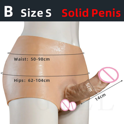 Skin Feeling Strap on Realistic Dildo Huge Big Penis Strap-On Panties Lesbian Strapon Dilldo for Woman Men Sex Toys for Couple