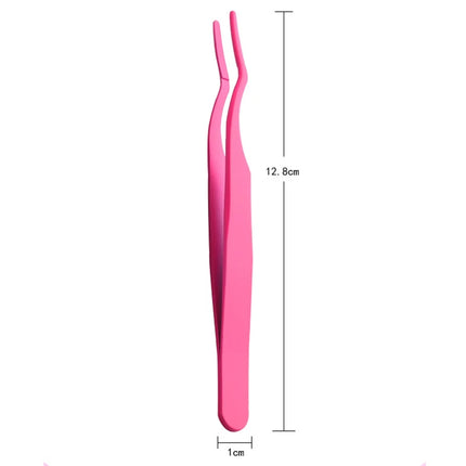Eyelash Tweezers Lash Applicator Extension Supplies Makeup Tools Stainless Steel Eyebrow Eyelash Extension Tweezers Lash Tweezer