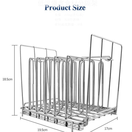 Sous Vide Rack For 11L Container Food Grade 304 Stainless Steel with Adjustable No-Float Top Bar Sous-Vide Machine