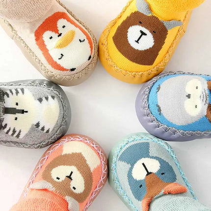Baby Slippers Socks Toddler Non-Skid Sock Shoes Newborns Non Slip Floor Grippers Infant First Walking Shoe Indoor for Boys Girls