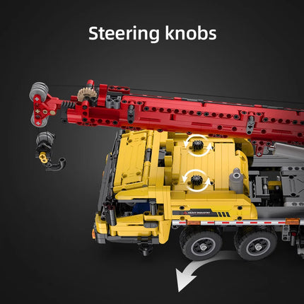 Cada City Remote Control Engineering Vehicle Truck Crane Building Blocks MOC RC Car Bricks DIY Toys For Children Gifts