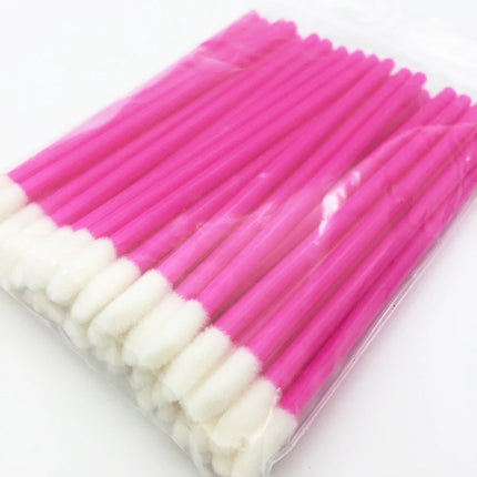 5/50pcs New Disposable Cosmetic Lip Brush Lipstick Lip Glossy Wands Pen Cleaner Applicator Eyeshadow Gloss Makeup Brushes Tools