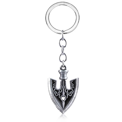 Anime JoJo Bizarre Adventure Keychains Killer Queen Higashikata Josuke Bow Arrow Pendant Keyring For Women Men Car Accessories