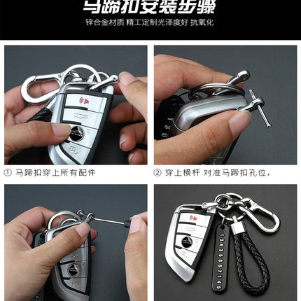 New Anti-lost Car Keychain Woven Number Plate Mobile Phone Number Key Chain Best Gift Jewelry K4209