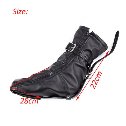 BDSM Bondage Soft Leather Padded Boot,Dog Paw Crawling Mitts Dog Gloves,Ankle Cuffs Bound Leg Strap,Puppy Play Role Play Sex Toy