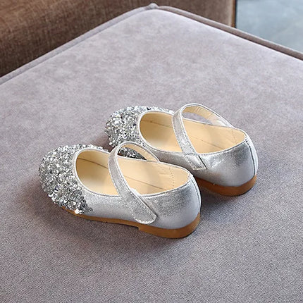 KushyShoo 2021 Spring New Children Shoes Girls Princess Shoes Glitter Children Baby Dance Shoes Casual Toddler Girl Sandals