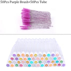 Purple and 50pcs / CN