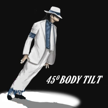 "Body Tilt 45, The lean 1 magic tricks Only Gimmicks (Prepare Shoes By Yourself) Magic Tricks Stage Magic Props for Magician