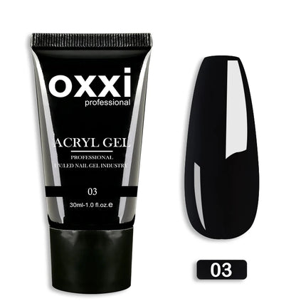 OXXI 30ml Acryl Gel Semi-permanent Poly Nail Gel Manicure Quick Easy Gel for Extension uv led Builder Varnish Acrylic Gellac New