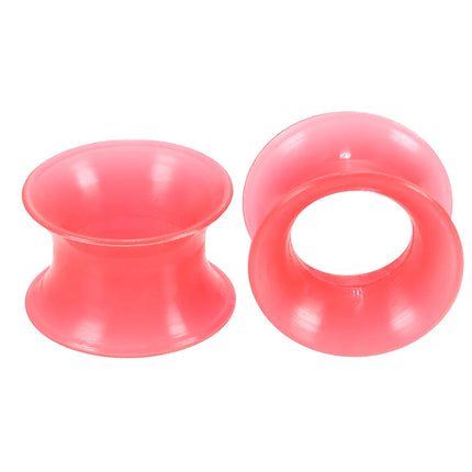 2Pcs/Lot 3-16MM Flexible Silicone Ear Plugs and Tunnels Ear Piercings Earlets Ear Stretchers Expander Ear Dilations Body Jewelry