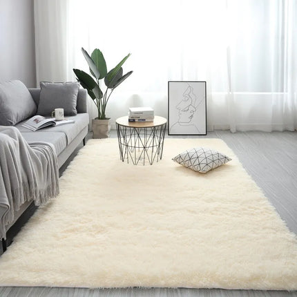 Washable Long Hair Carpet Living Room Coffee Table Fluffy Large Rugs 160x230 Girl Bedroom Thick Carpets Indoor Non-slip Mats