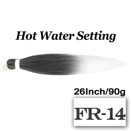 Braiding Hair Pre-stretched 26 Inch Hair Extensions for Afro Crochet Braids Synthetic Hair DIY Purple Pink Peach Red Jumbo Braid