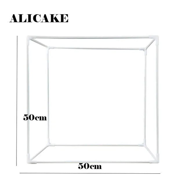 Baking & Handcraft Spray Anti-Fog Cover Stand Set: 50×50cm Dust/Splash/Mousse Covers, Chocolate Gun Anti-Fog Lid, Easy Install