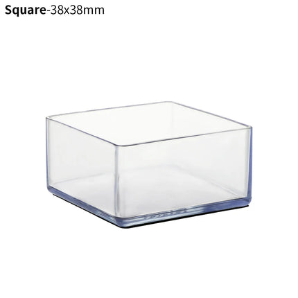 4Pcs Rubber Square Rectangle Floor Protector Pads Chair Leg Caps Table Foot Dust Cover Socks Pipe Plugs Furniture Leveling Feet