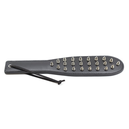 Leather Palm Clap Rivets Spanking Paddle whips Fetish Slave Bdsm Spank Flogger Fantasy Sexy Whip Gear Adult Game Cosplay