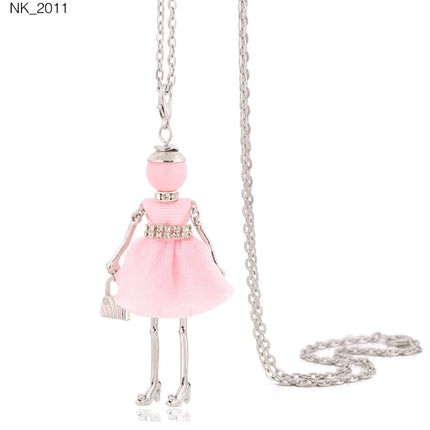 Cute Women Necklace Statement Lady Charm Long Trendy Necklace 2026 New Fashion Female Big Pendant Lovely Jewelry Gift Wholesale