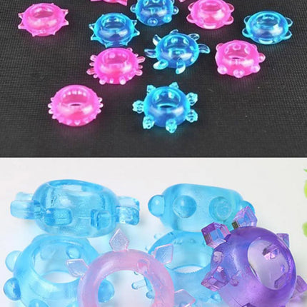 5/10pcs Silicone Durable Penis Ring Adult Men Ejaculation Delay Cock Rubber Rings Penis Enlargement Sex Toys For Male Sex Ring