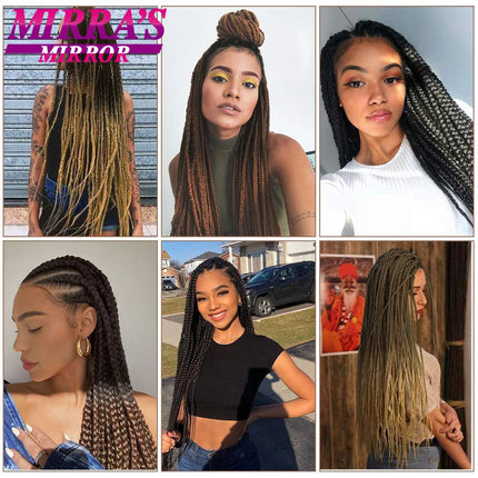 Synthetic Easy Braiding Hair Pre Stretched Ombre Crochet Braids Hair Extension Long Yaki Straight Jumbo Braid 16/30/36/42/48inch