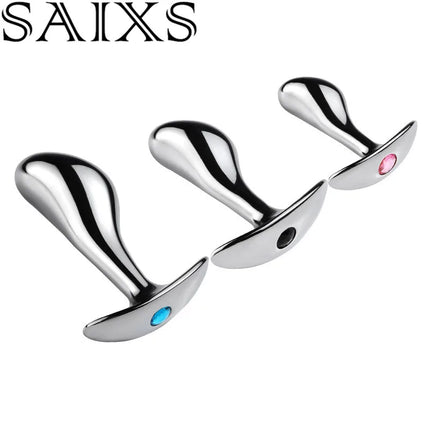 Metal Anal plug P Spot Stimulator Prostate Massager Butt Plug Wearable Sex Toys for Men and Women Dropshiping