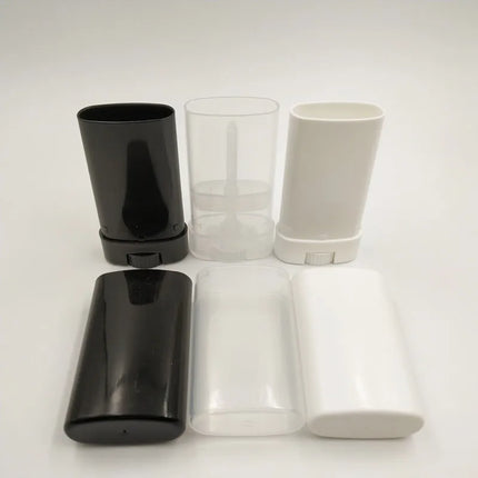 30Pcs Empty Lip Balm Tube 15ml Plastic Perfume Deodorant Containers Portable Makeup Lipstick Tubes Cosmetic Refillable Bottle