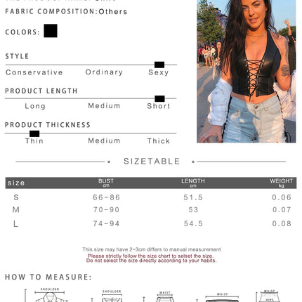 Sisterlinda Sexy Punk Y2K Black PU Leather Crop Top Womens Sleeveless Deep V Neck Backless Camisole Fashion Party Club Vests2021